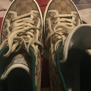 men gucci high top shoes